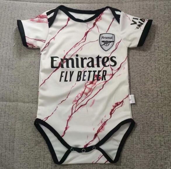 Arsenal Away Infant Soccer Jersey Kit 2020/21